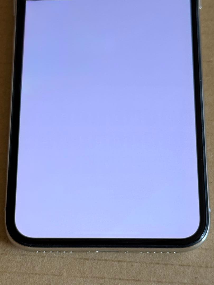 iPhone X シルバー 64GB SIMフリー 【箱・充電器付き／外装美品】