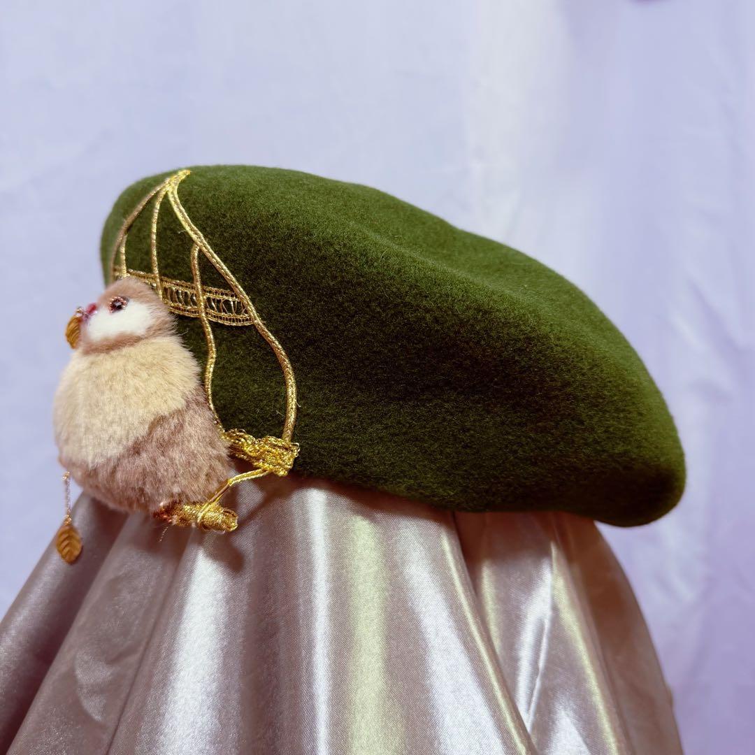 Coco&Ami こことあみ 文鳥ベレー