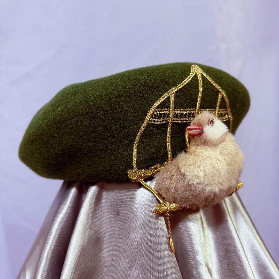 Coco&Ami こことあみ 文鳥ベレー