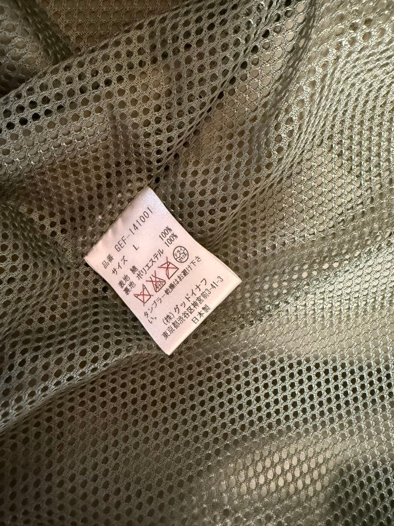 GOODENOUGH fragmentdesign M65ミリタリージャケットL