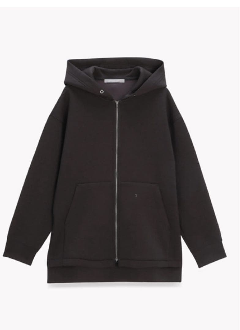 なたりん★美品★セオリーリュクス ダンボールニット ジップアップ パーカー