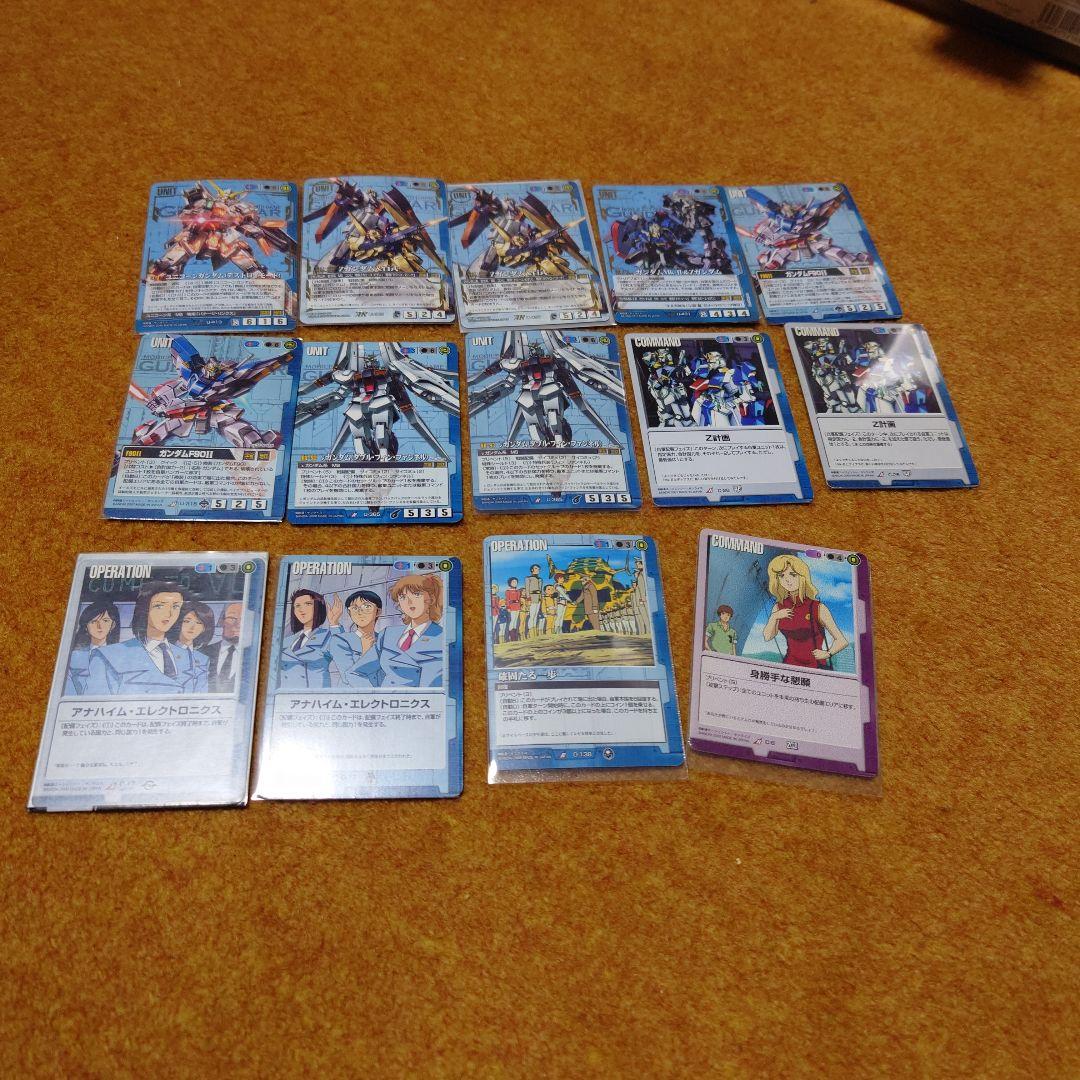 ガンダムウォー　青単　ユニコーンデッキ　パーツセット