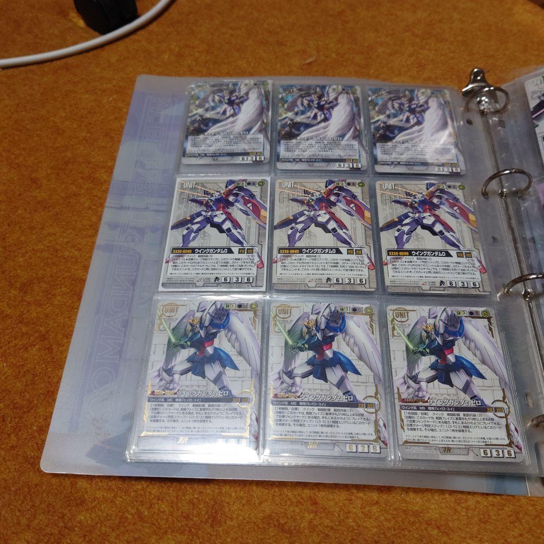 ガンダムウォー　青単　ユニコーンデッキ　パーツセット