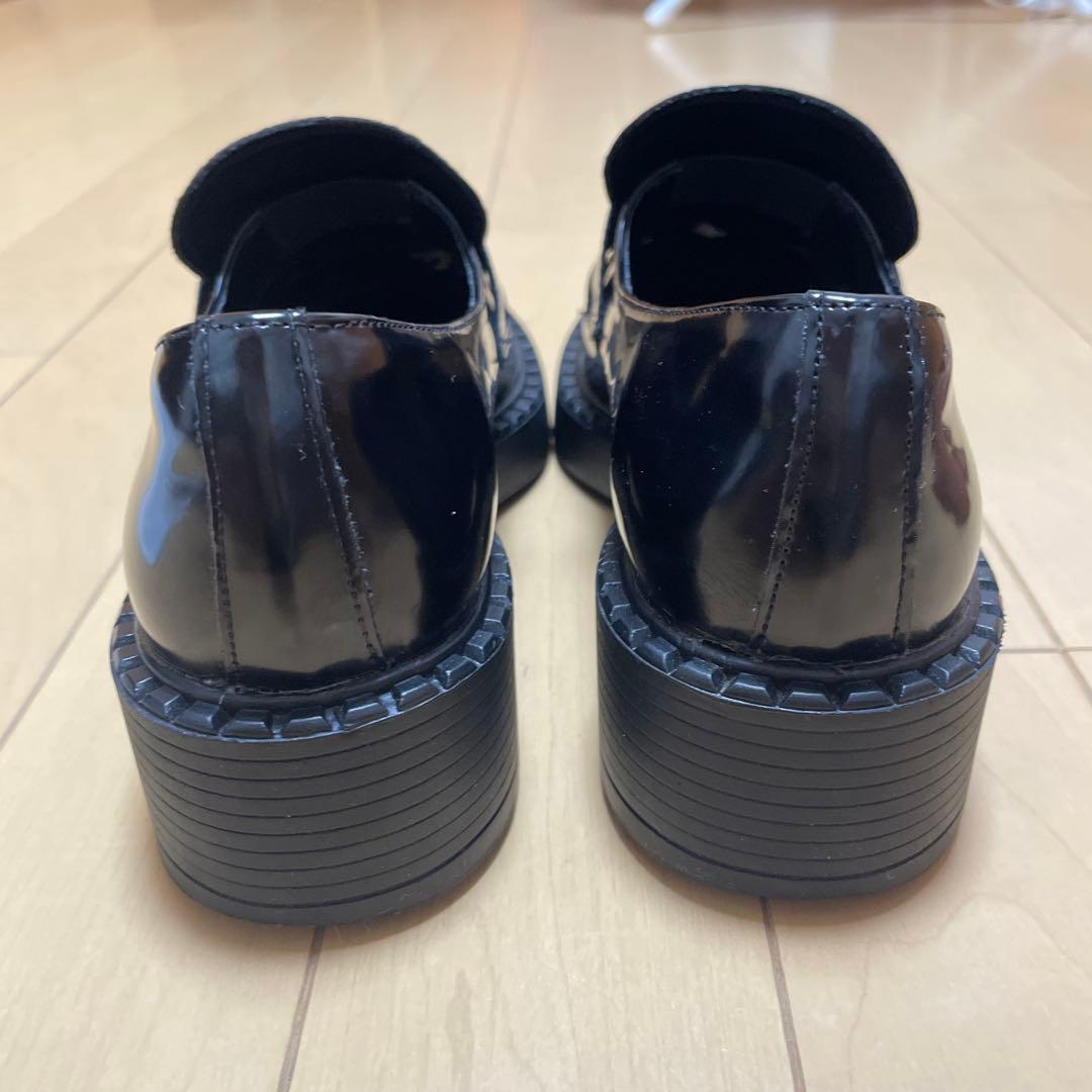 美品 PRADA プラダ レディース ローファー 革靴 37 23.5cm
