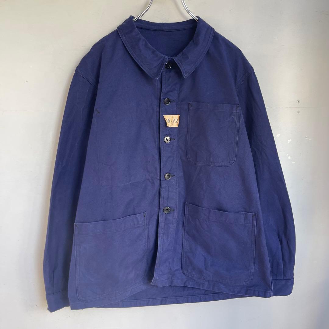 60s 70s フレンチ セントジェームス カバーオール フラッシャー付き 古着