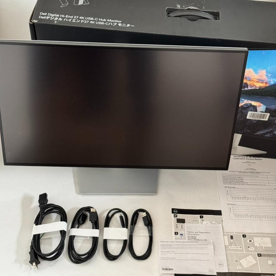 DELL 27型4Kモニター U2723QX フル付属品