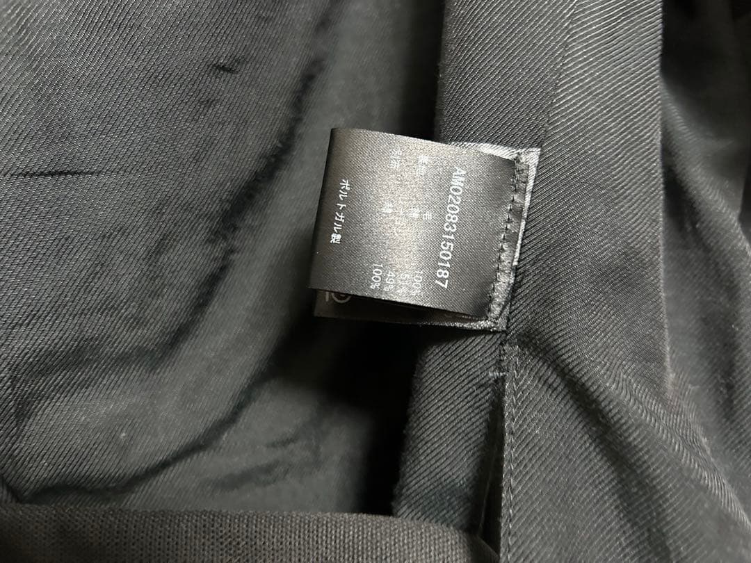 ANN DEMEULEMEESTER ブラック ノースリーブジャケット S