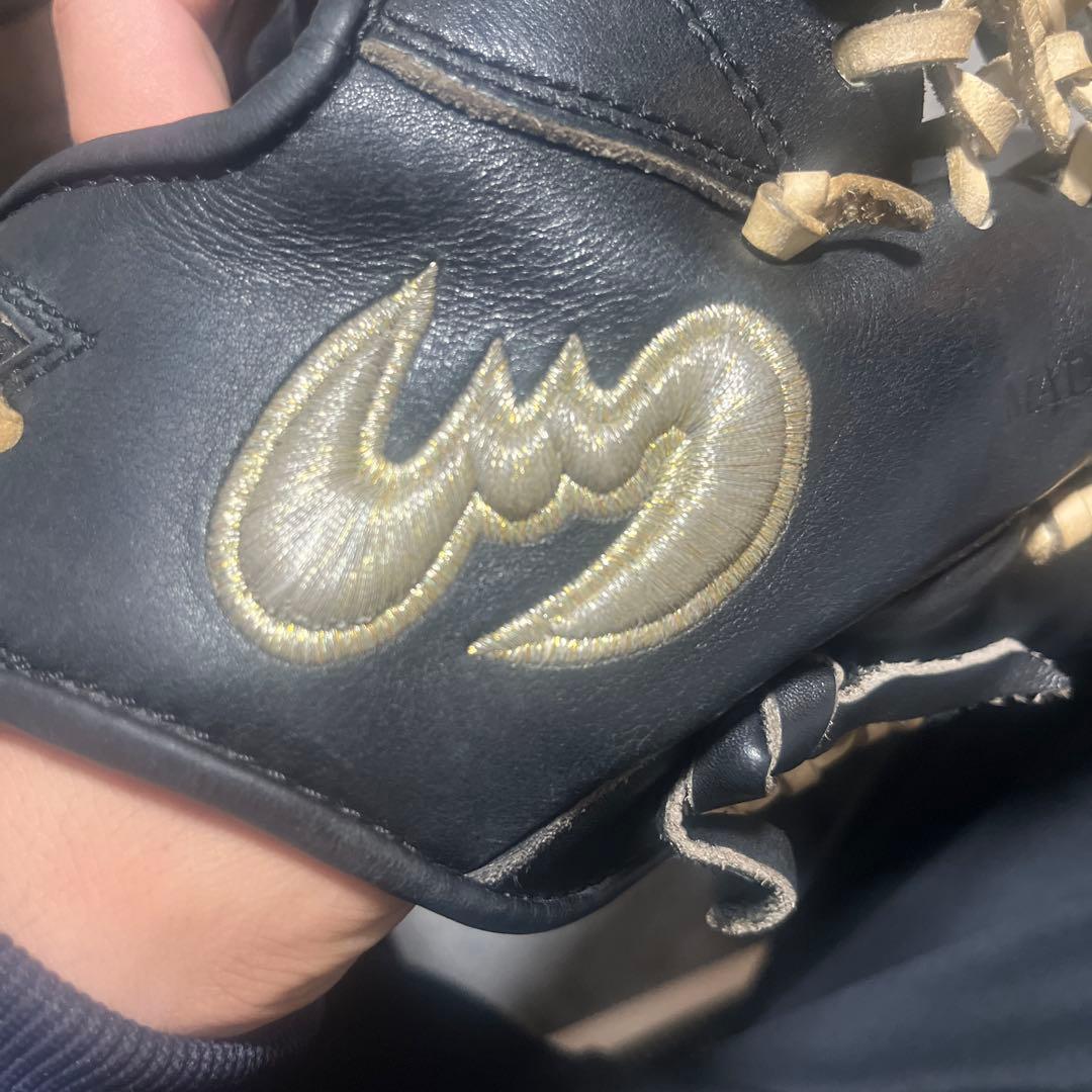 ジームス 硬式グローブ 黒 右投げ用