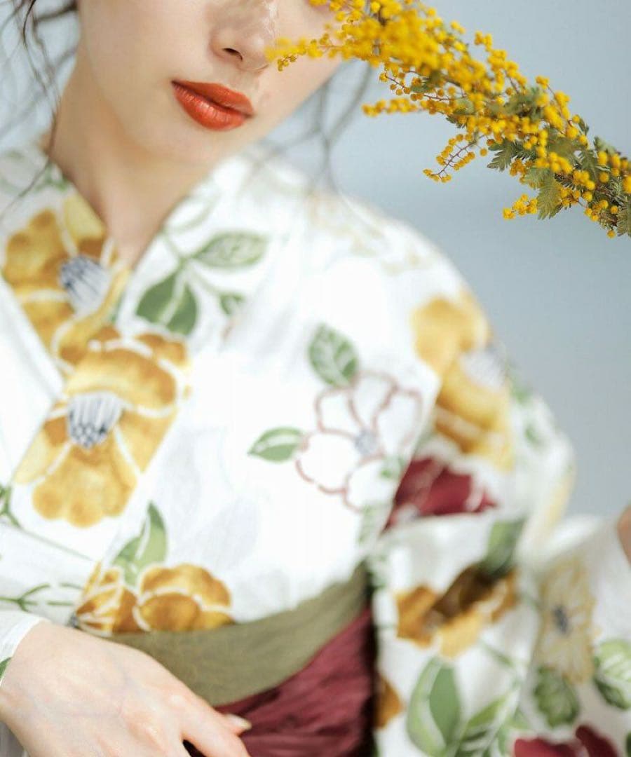 浴衣　dita 古典大正ロマン(皐月) 帯付き