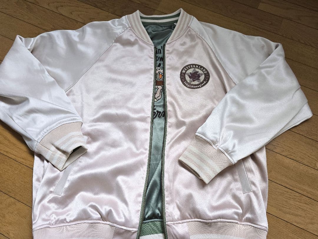 ☆ディズニーランドで購入☆ジャンパー(スカジャン)☆リバーシブル☆LL☆