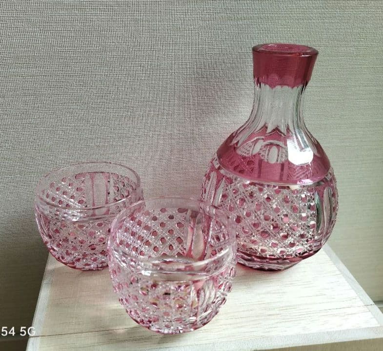 江戸切子 徳利とグラスセット