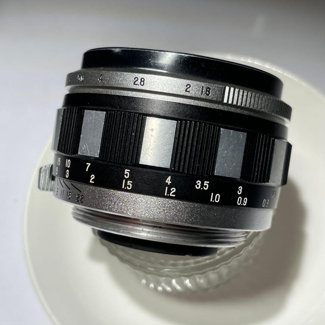 PENTAX auto takumar 55mm f1.8 ゼブラ m42