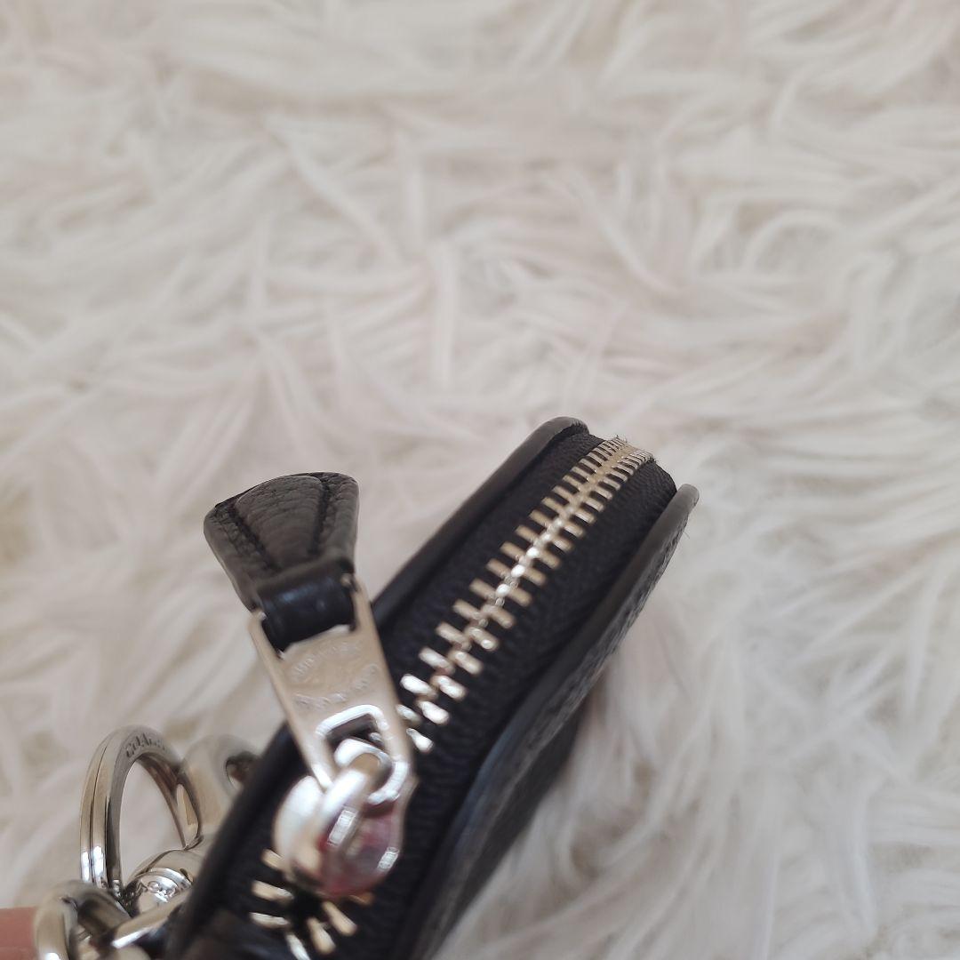 ⭐未使用⭐COACH×ディズニー とんすけ ケース 黒 シボ革