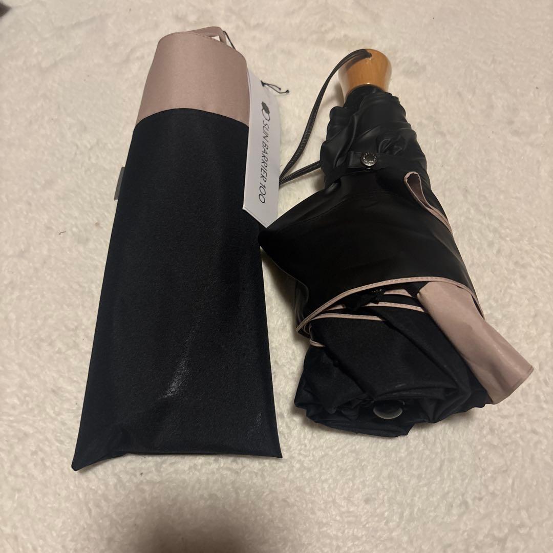 サンバリア100 折りたたみ日傘 ３段折 / コンビ ブラック