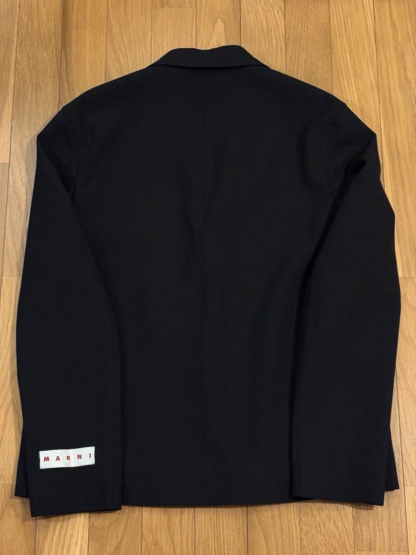 自*緑様 新品［MARNI］ マルニ テーラードジャケット ブラック 46サイズ