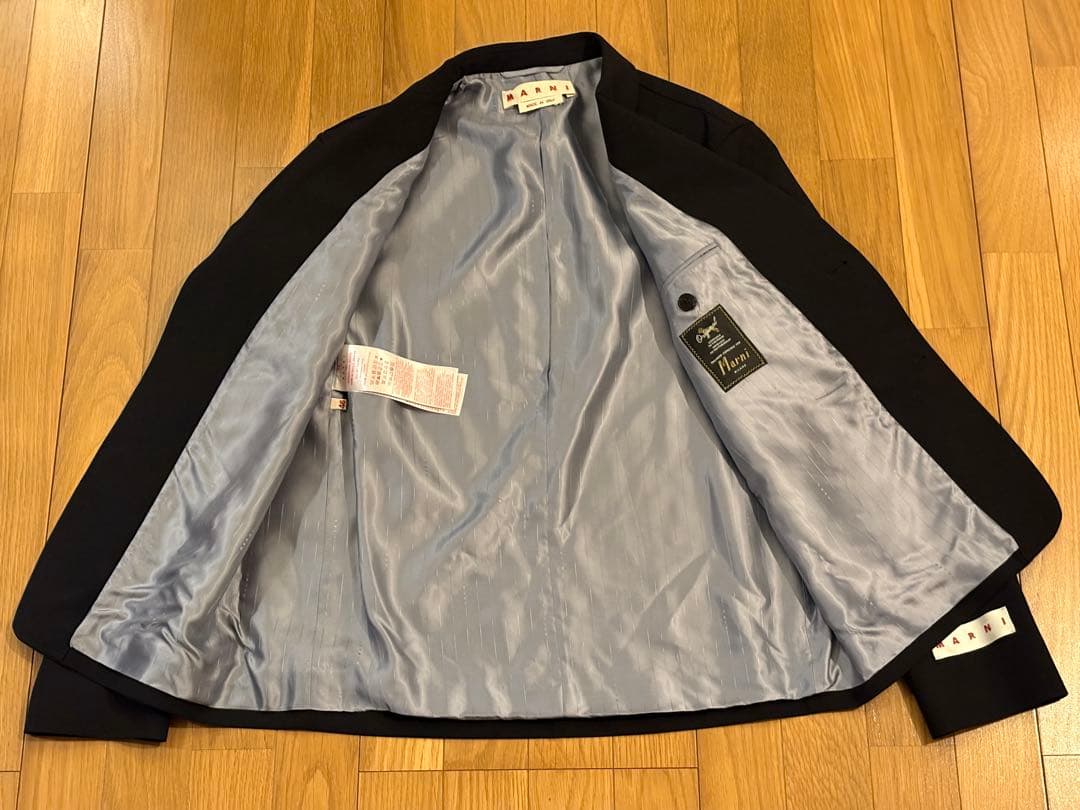 自*緑様 新品［MARNI］ マルニ テーラードジャケット ブラック 46サイズ