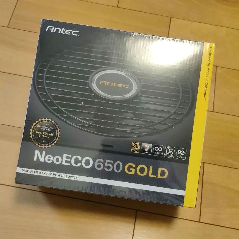 Antec NeoECO 650 GOLD PC電源ユニット