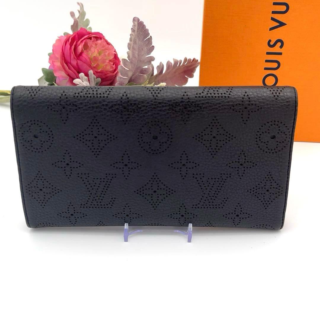 【極美品】ルイヴィトン　マヒナ　長財布 アメリア モノグラム