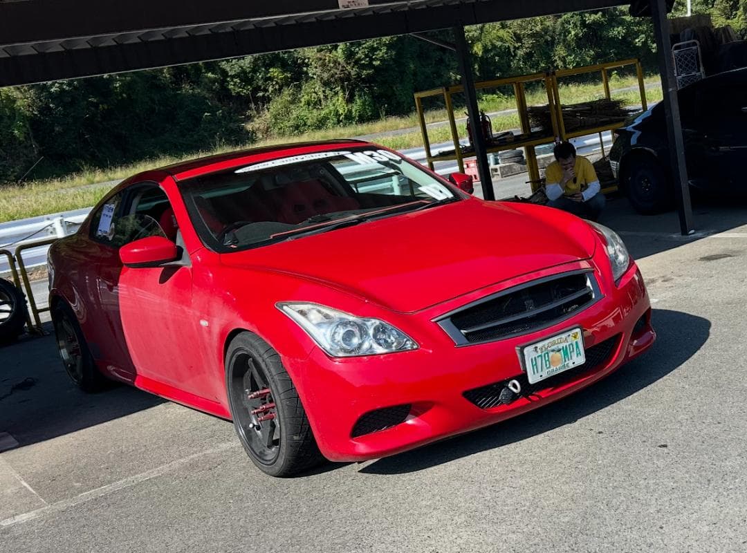 【中古】日産CKV36スカイラインクーペスポーツグリルガンメタ