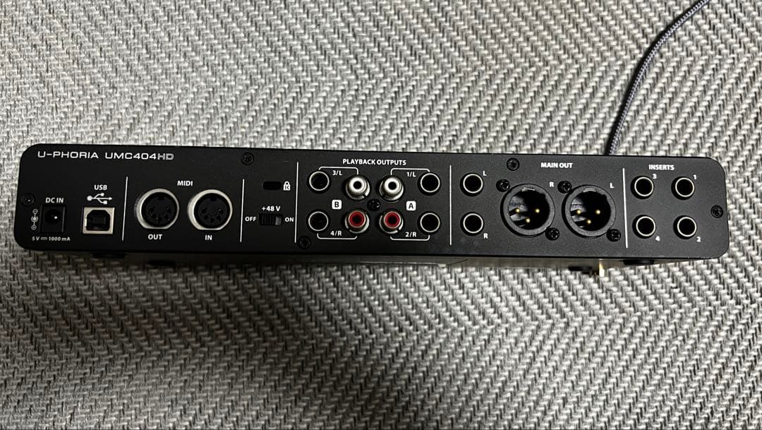 Beringer オーディオインターフェイス UMC404HD U-PHORIA