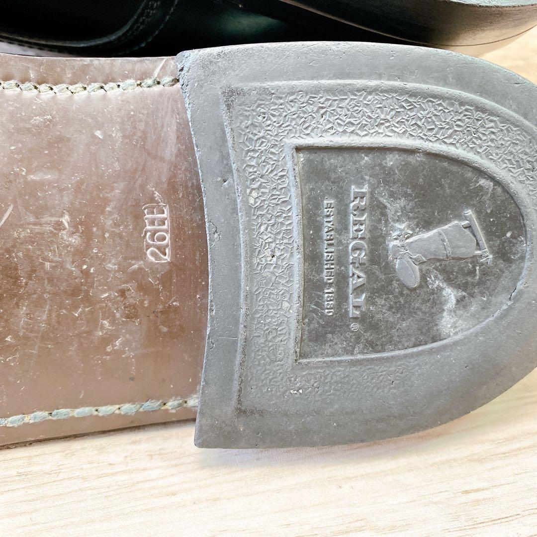 REGAL リーガル ドレスシューズ プレーントゥ ブラック 26.0cm