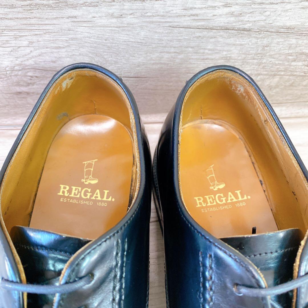 REGAL リーガル ドレスシューズ プレーントゥ ブラック 26.0cm
