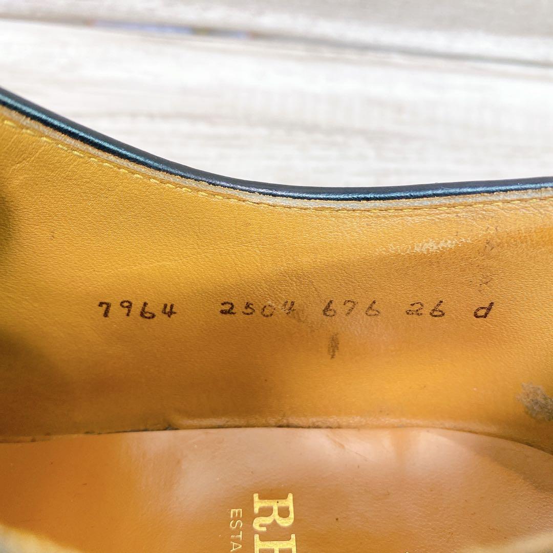 REGAL リーガル ドレスシューズ プレーントゥ ブラック 26.0cm