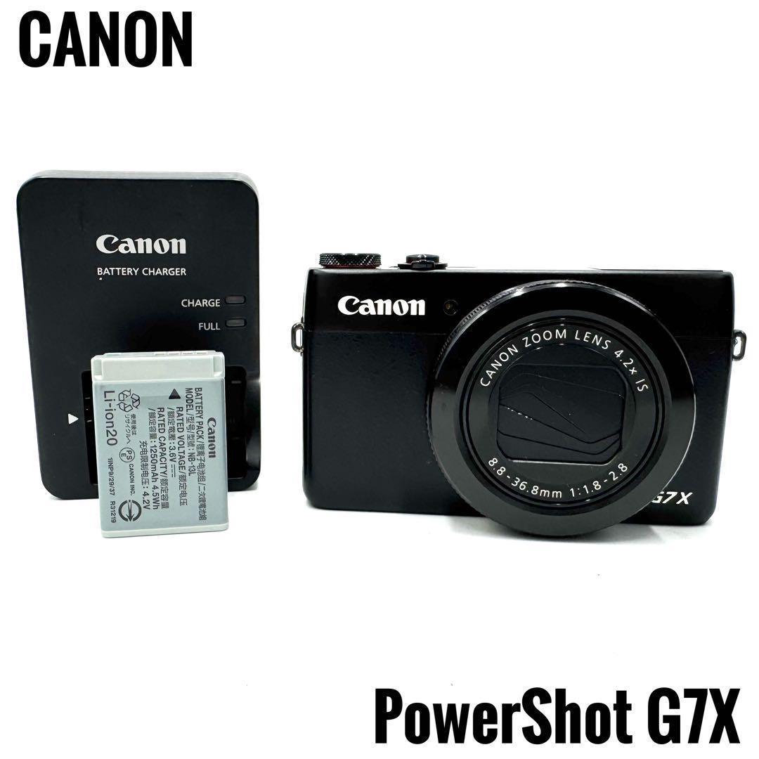 ❁美品❁Canon キャノン PowerShot G7X ブラック コンデジ