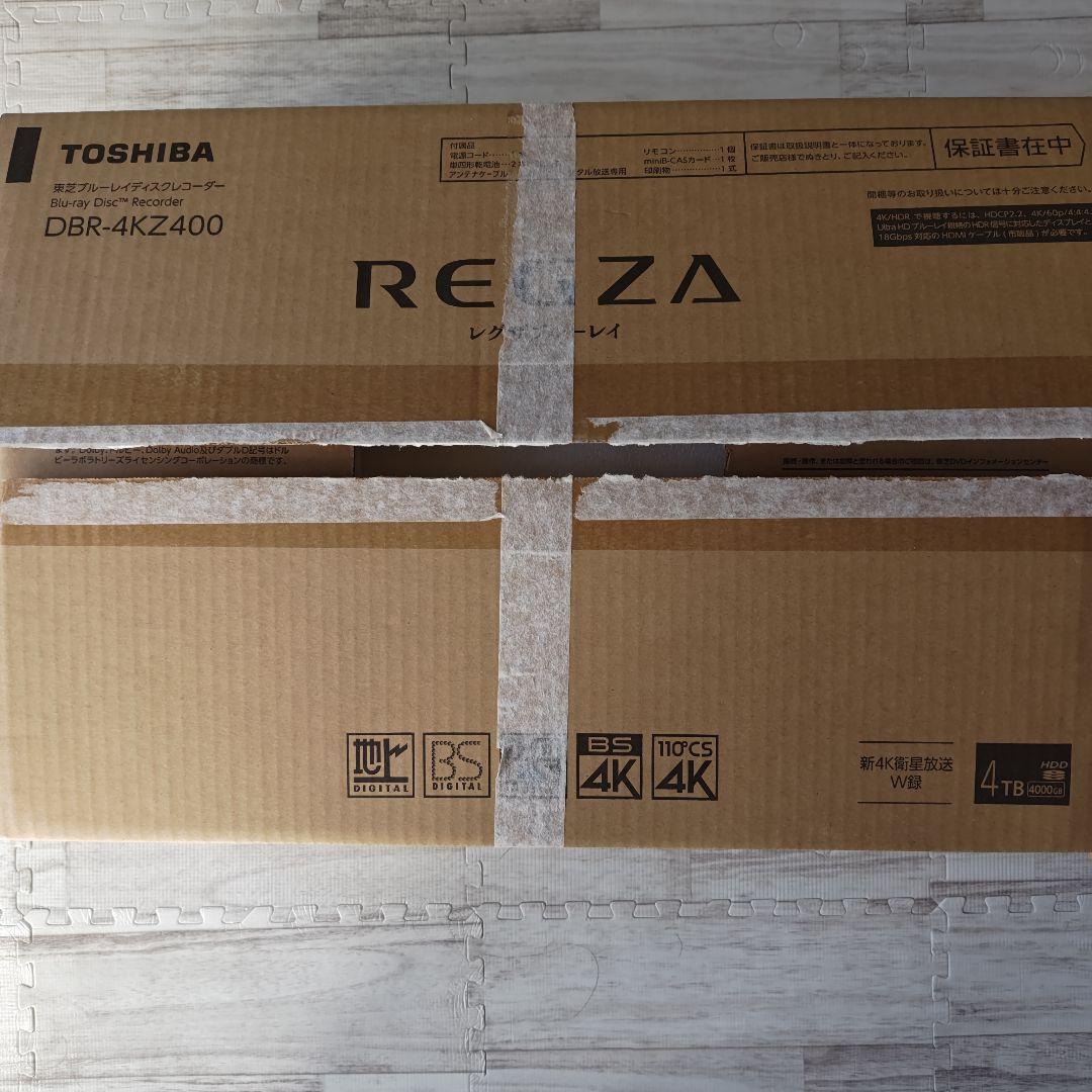 TOSHIBA DBR-4KZ400 ブルーレイレコーダー