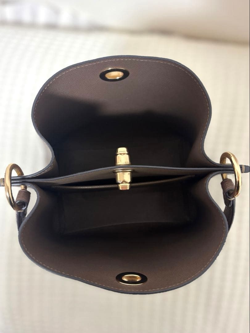 ブラウンレザー　COACHのハンドバック