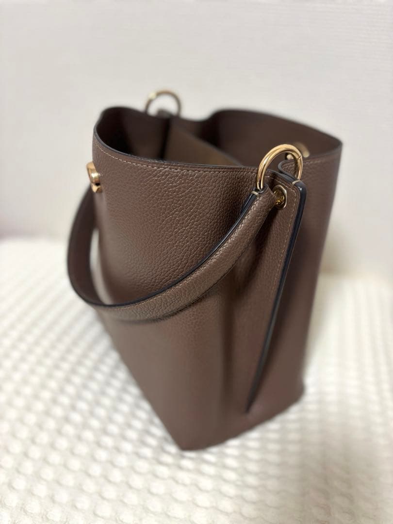 ブラウンレザー　COACHのハンドバック