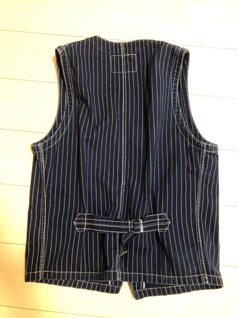 TCBジーンズ★ウォバッシュベスト38（M）