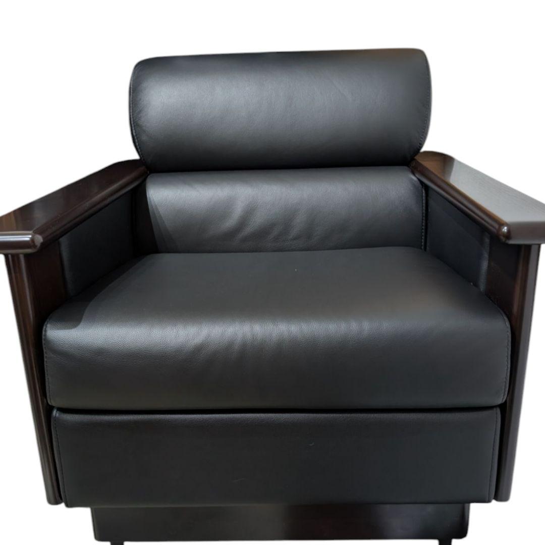 本革 ソファ アームチェア ラウンジチェア ロビーチェア