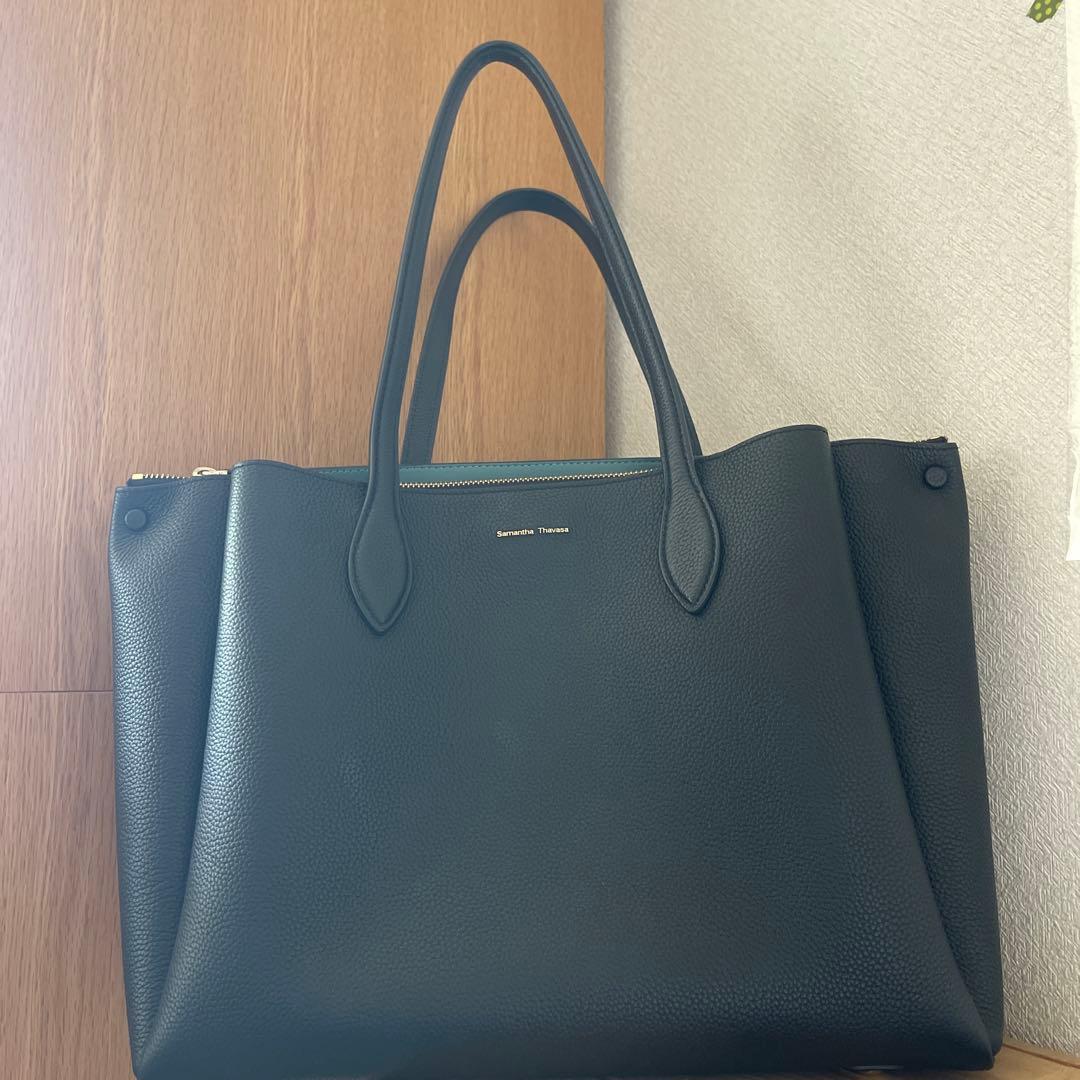 【超美品❗️】Samantha Thavasa レザートートバッグ ブラック PC
