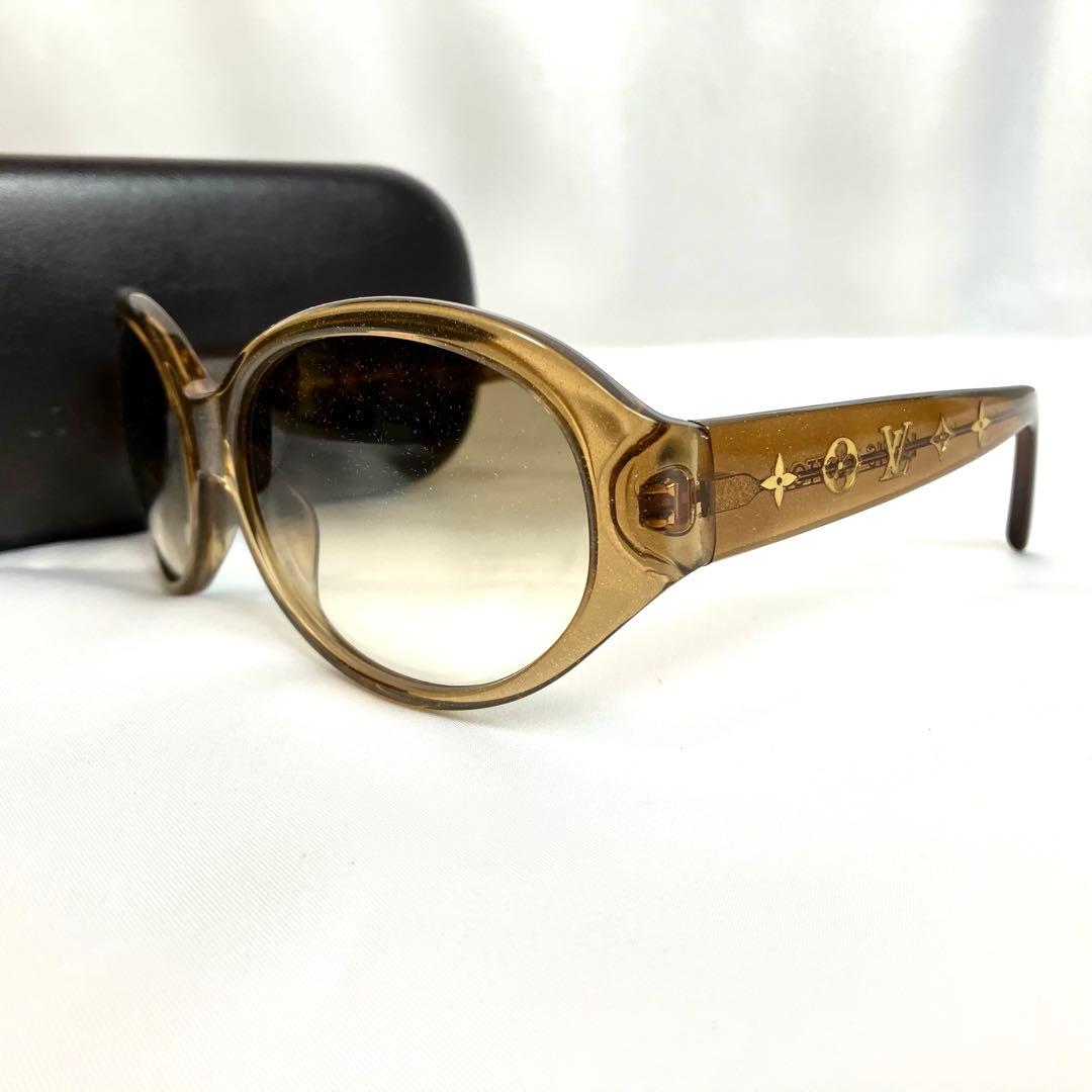 【極美品】ルイヴィトン　サングラス　オプセシオン　ロン　ベージュ　ケース付き