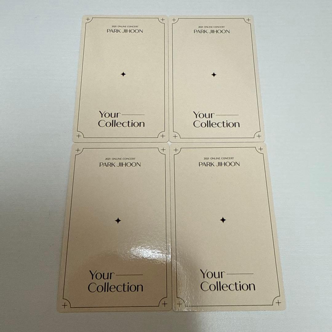 パクジフン オンラインコンサート トレカ 4枚セット