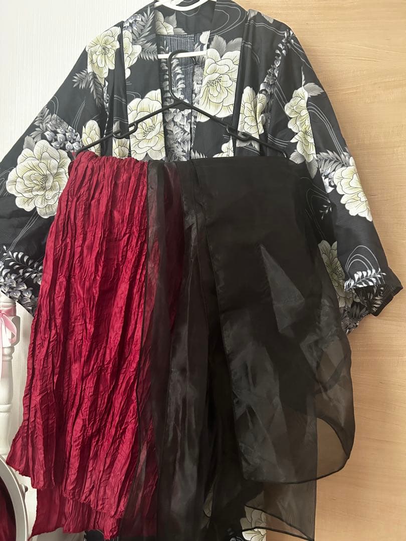 dita 浴衣 凪の藤ながれ 浴衣・兵児帯・下駄セット