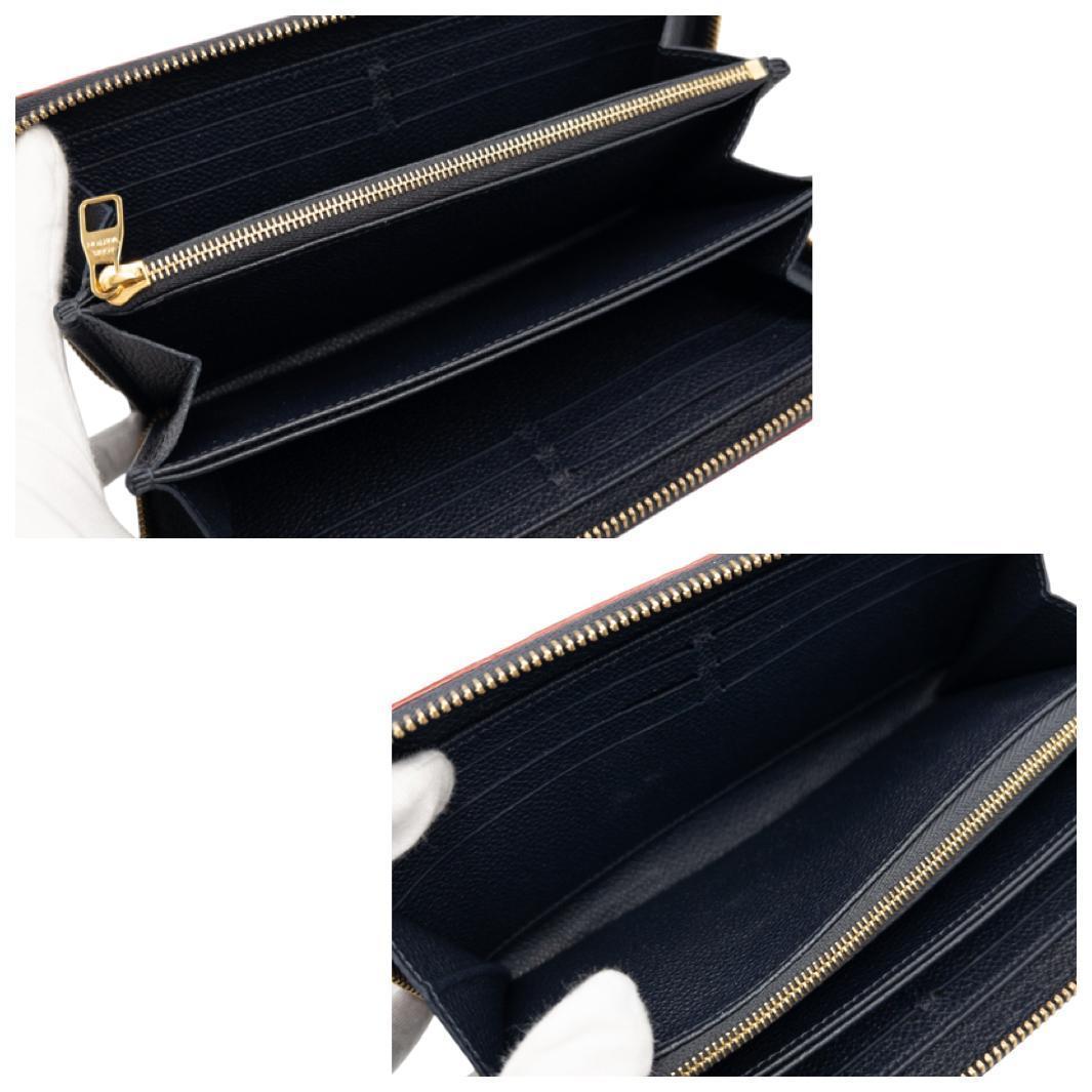 【使用感極小】ルイヴィトン アンプラント ジッピーウォレット マリーヌルージュ