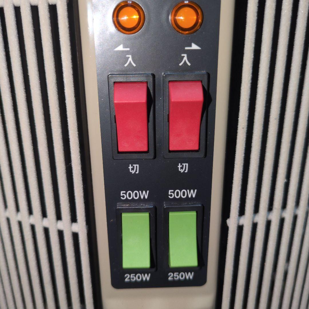 美品　暖話室 1000型 ベージュ パネルヒーター DAN1000-R16