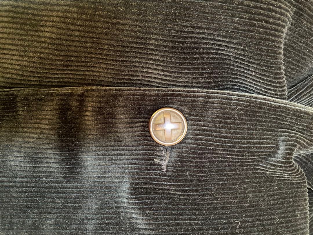 CASEY CASEY コットンコーデュロイジャケット 黒　Mサイズ