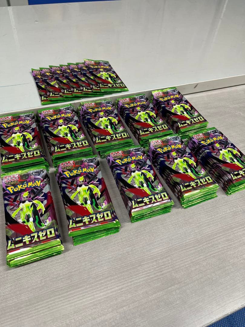 ポケモンカード バラパック 107パック　ムニキスゼロ　サーチ済み　空箱3個付き