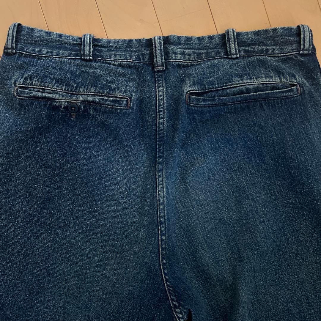 WAREHOUSE LOT1209 USN デニムパンツusedWASH w34