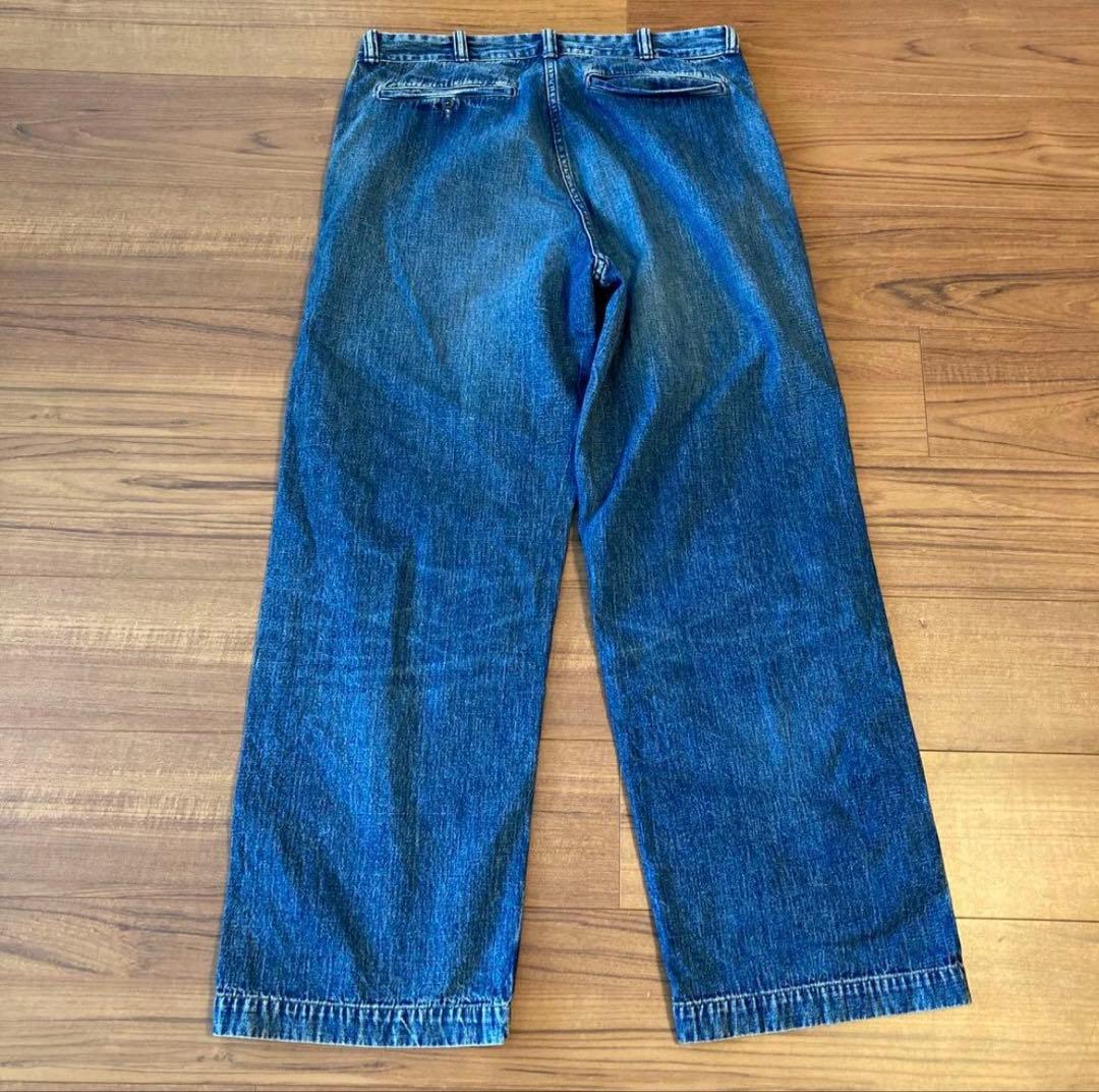 WAREHOUSE LOT1209 USN デニムパンツusedWASH w34