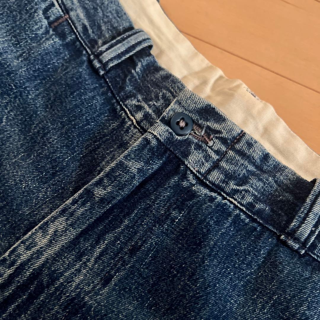 WAREHOUSE LOT1209 USN デニムパンツusedWASH w34