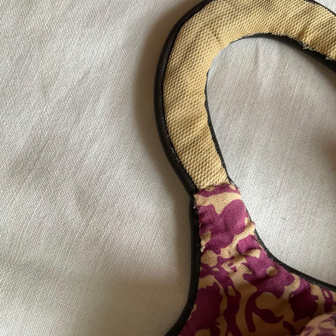 JAMIN PUESH孔雀の羽柄　刺繍バッグ【匿名配送】