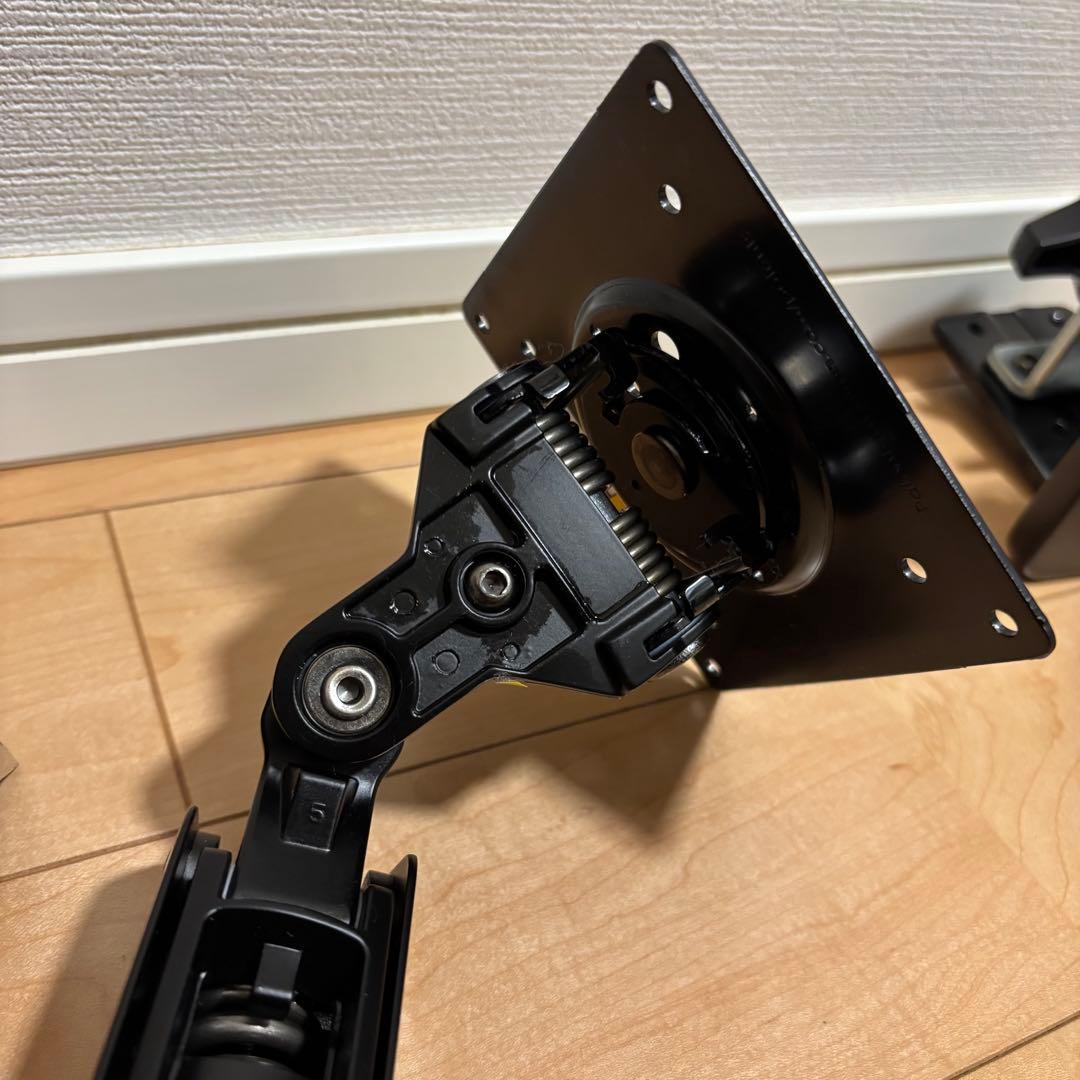 amazon basic モニターアーム デュアル　ergotron LX