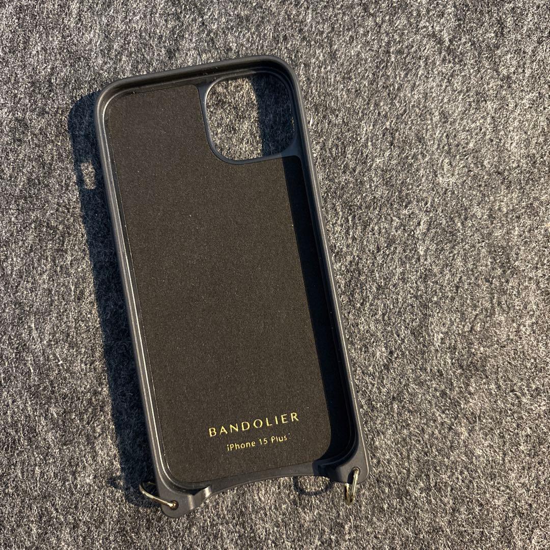 BANDOLIER ブラック レザー iPhone 15plusケース
