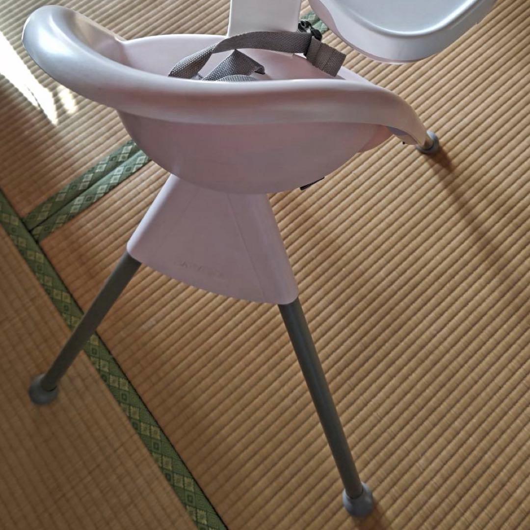 BABY BJORN ベビービョルン　ハイチェア　ピンク　安全ベルト　ハーネス付