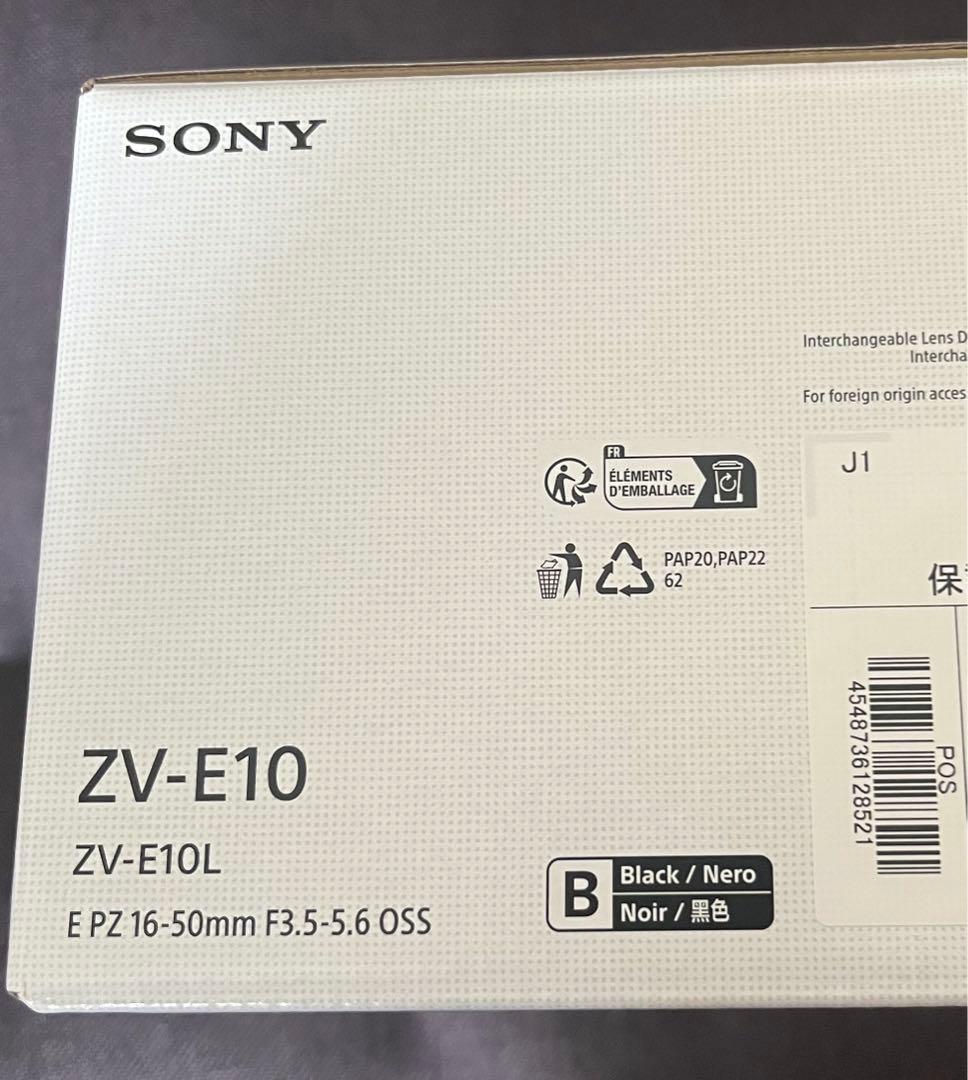 SONY ZV-E10 ミラーレス一眼 デジタルカメラ4K 本体