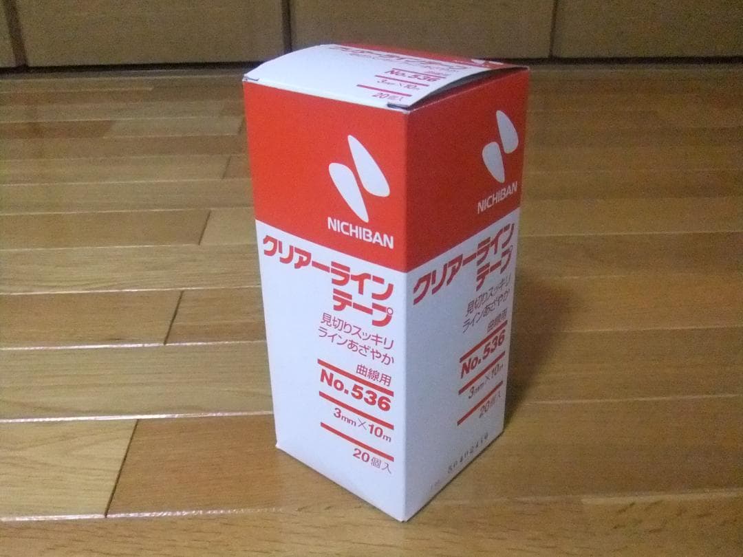 クリアーラインテープ　No.536（幅3㎜）